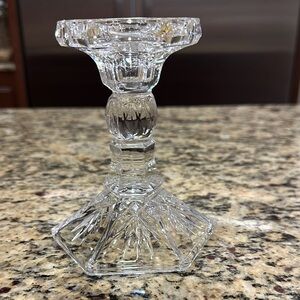 Shannon Crystal Candle Holder Taper Pillar Candlestick